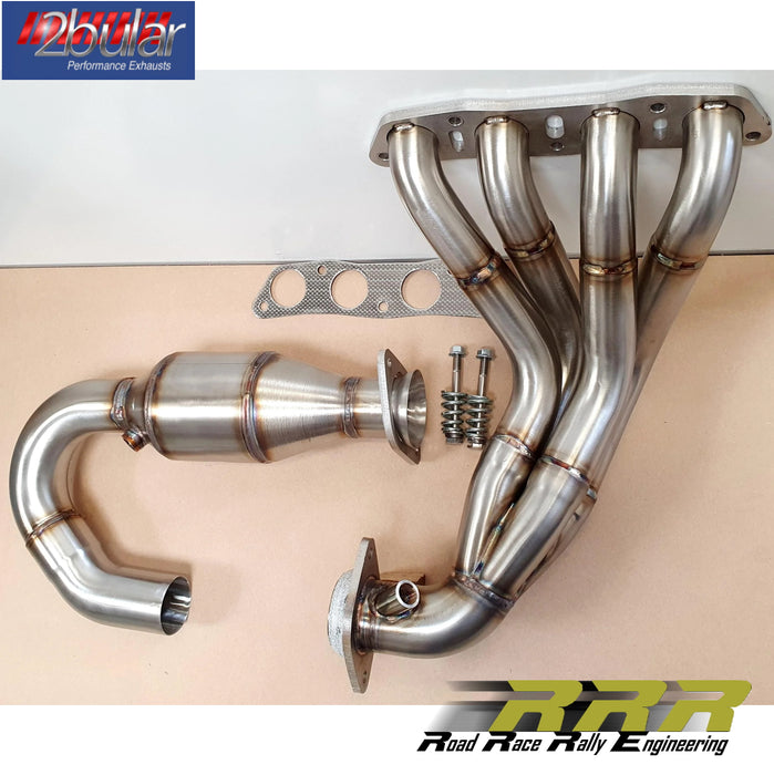 2bular Exhaust Manifold with 200 Cell Sports Catalytic Converter