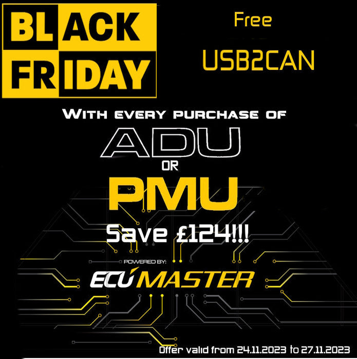 Black Friday PMU24DL Free USB2CAN (valid until 30/11/24)