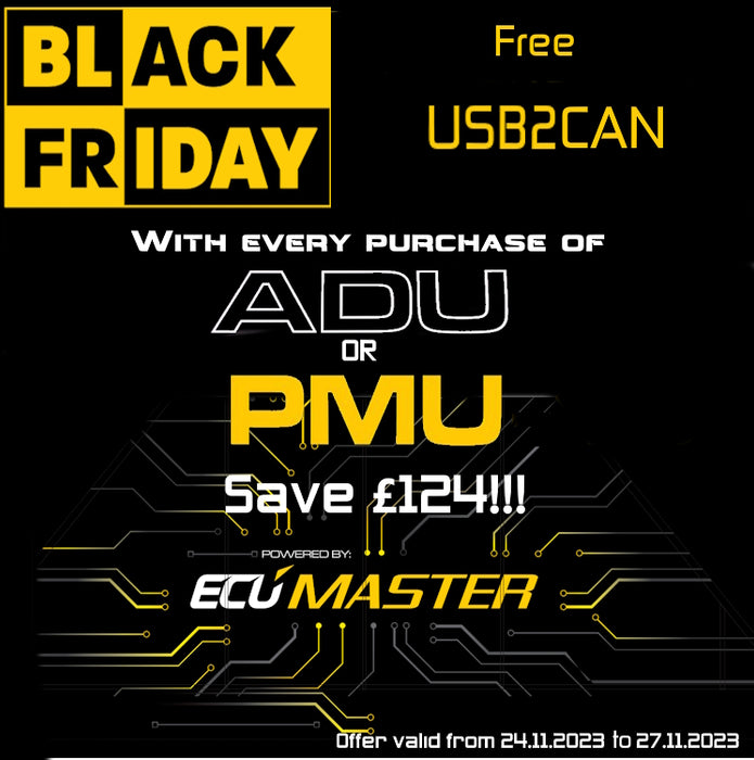 Black Friday ADU5 Free USB2CAN ( valid until 30/11/24)