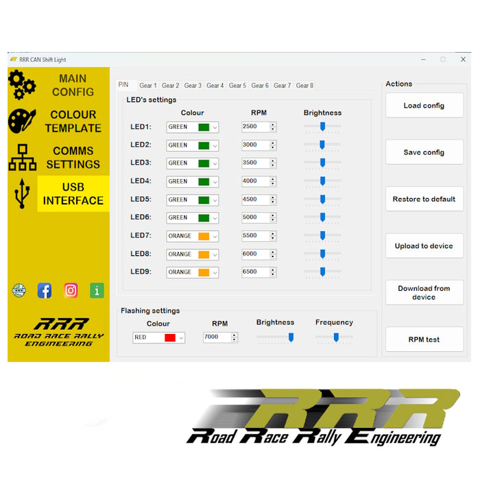 Can Shift Lights module CSL