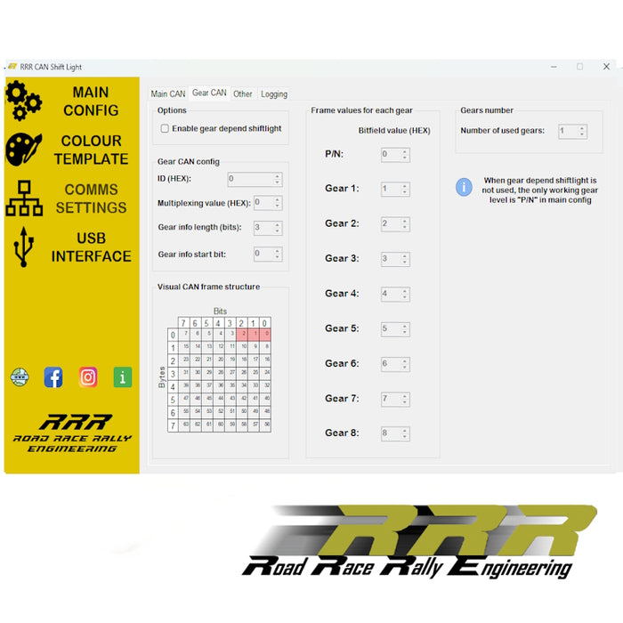 Can Shift Lights module CSL