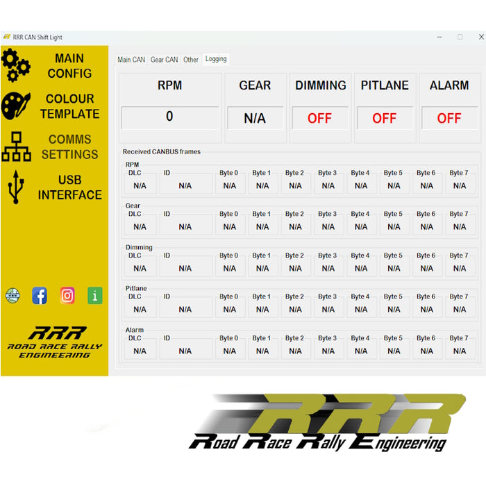 Can Shift Lights module CSL