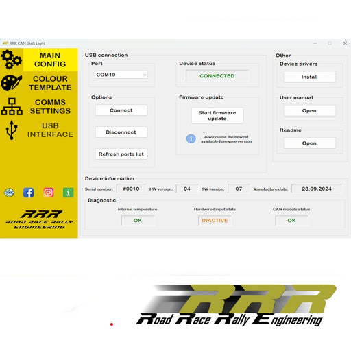 Software usb connection