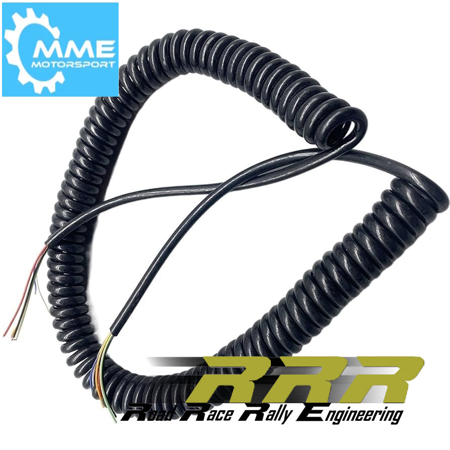 MME High quality Curly cable 6 core (6x0.25mm) — Road Race Rally ...