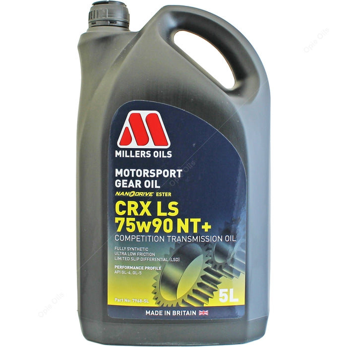 CRX LS 75w90 NT+ Fully Synthetic Gear Oil with NT & LSD Additive 5L