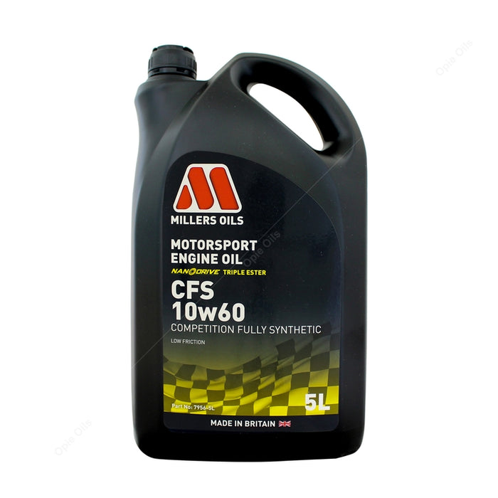 Millers - NanoDrive Fully Synthetic Engine Oil - CFS 10w60 - 5 Litre