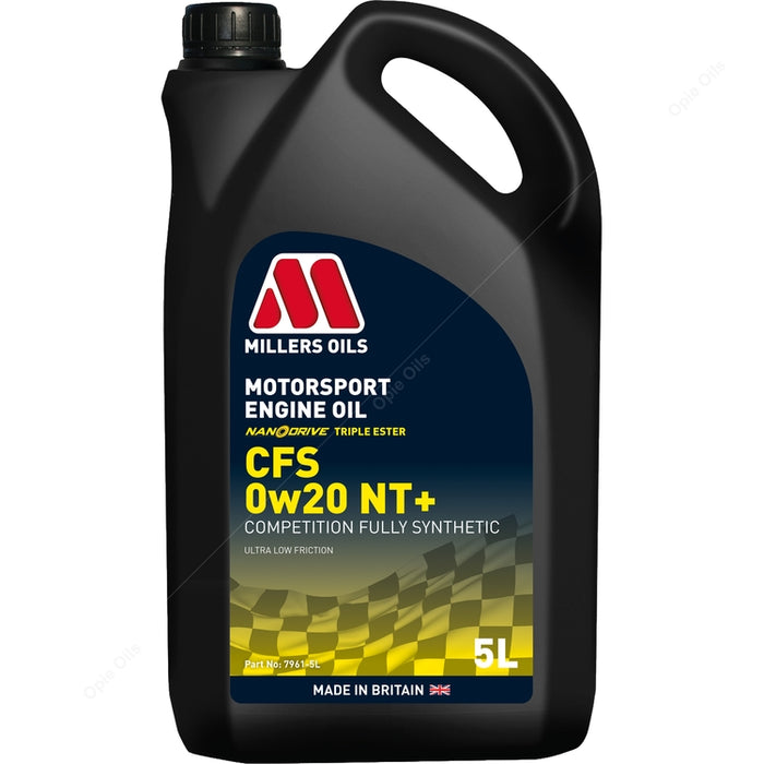 Millers - NanoDrive Fully Synthetic Engine Oil With Nano Tec - CFS 0w20 NT+ - 5 Litre