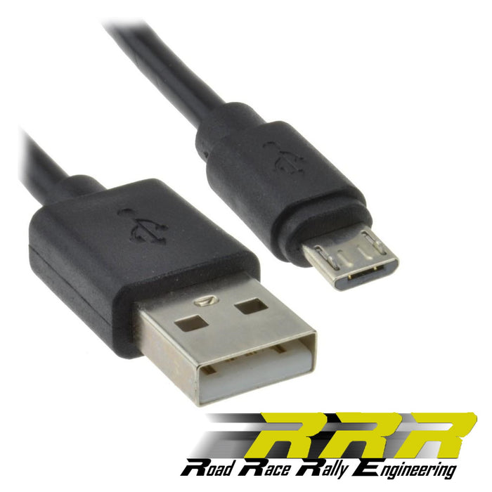 EMU Black Comms Cable - USB A to Micro USB